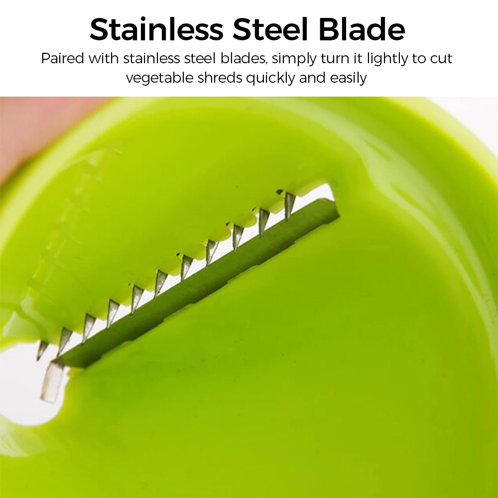 Kitchen Multifunctional 3in1 Shredder Creative Spiral Shredder Rotating Shredder Vegetable Cutter Grater for Vegetable and Fruit image 4