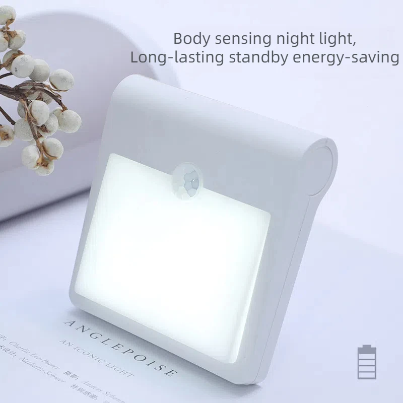 Veilleuse LED sans fil avec capteur de mouvement, aste par USB, lumières carrées pour armoire de cuisine, Cisco, escalier