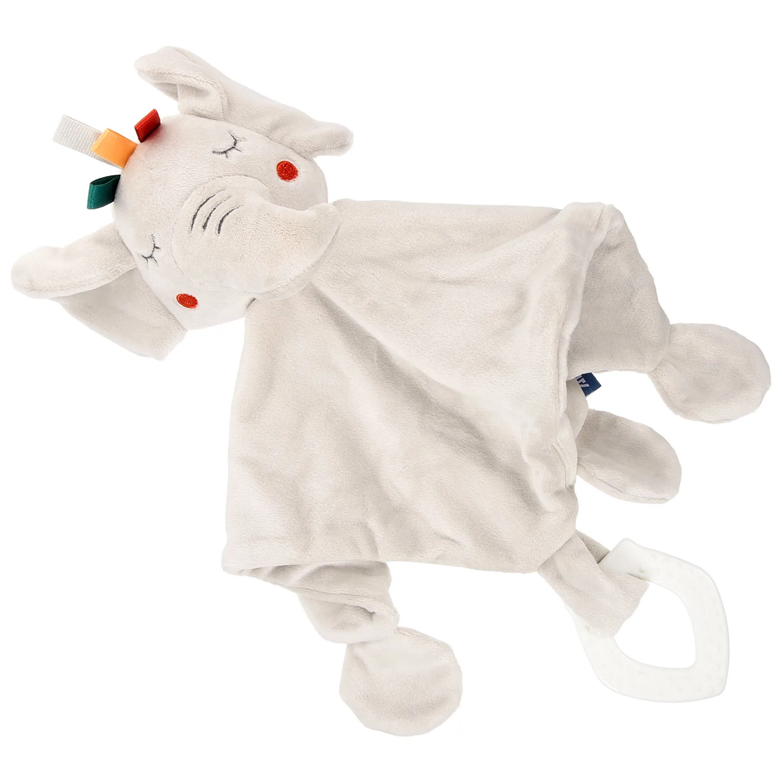 Baby Security Blanket Infant Snuggle Towel Cartoon Elephant Design Newborn Comforting Animal Gift For Baby Shower Christmas