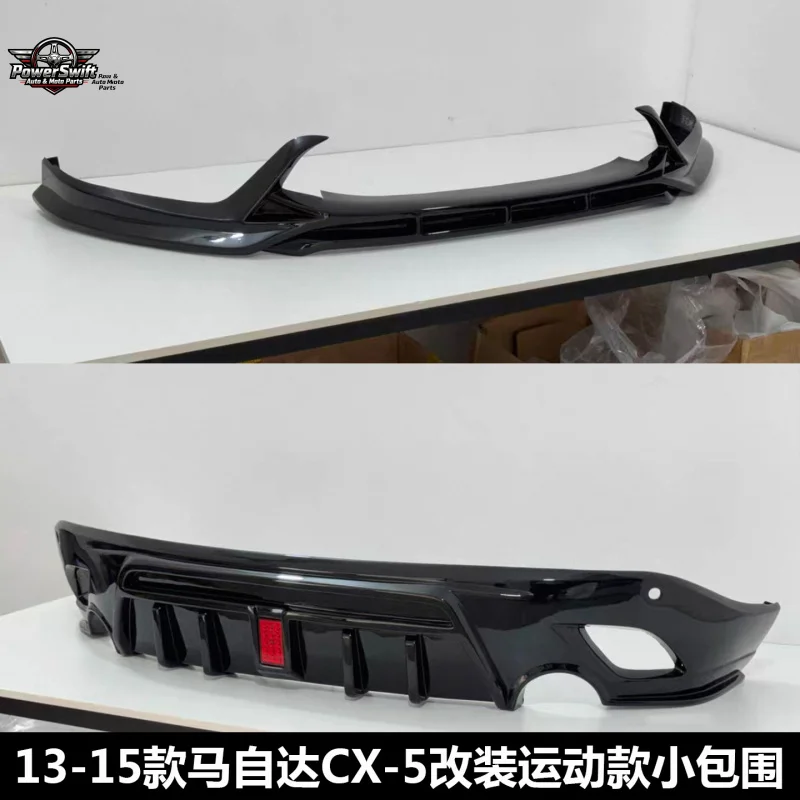 

Suitable for 2013-2015 Mazda CX-5 Small Body Kit Modified Front Spoiler Pilot Light Lip Rear Diffuser Tail Pipe