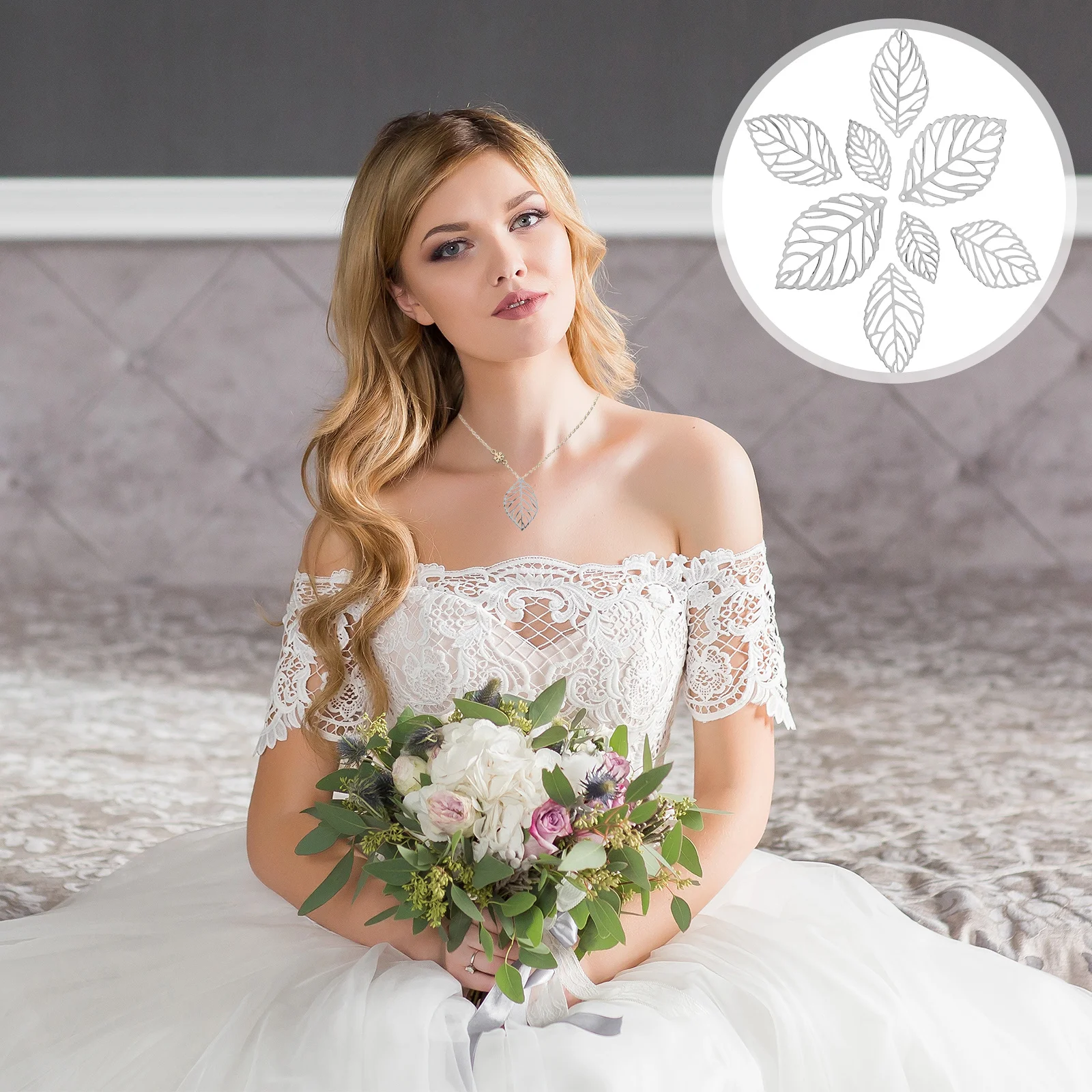 

2pcs 2 Bags Hollow Leaf Charms Metal Diy Jewelry Making Findings Necklace Bracelet Supplies Alloy Pendant Leaves Craft Charms