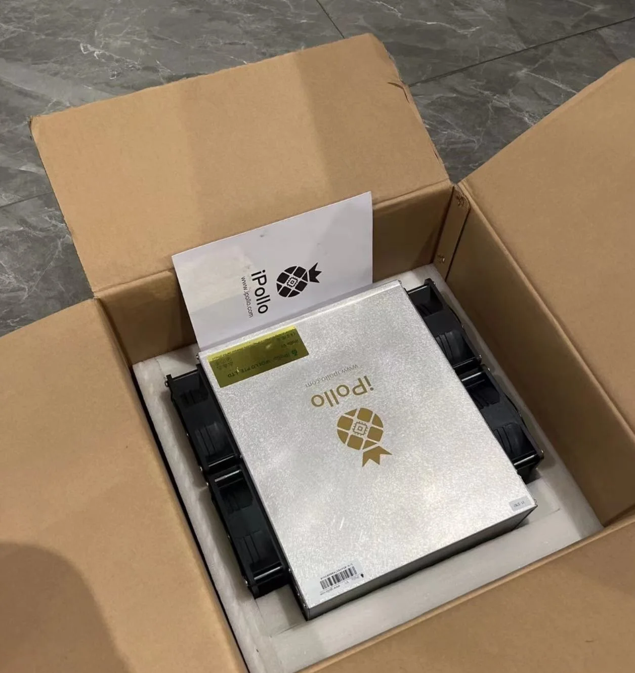 Imagem -06 - Usado ou Novo Ipollo Miner B1l 55 t s Sha256 Btc Bch M31s M21s M20s Antminer s9 S17 T15 T17 S17 Mais S19 S19 Pro