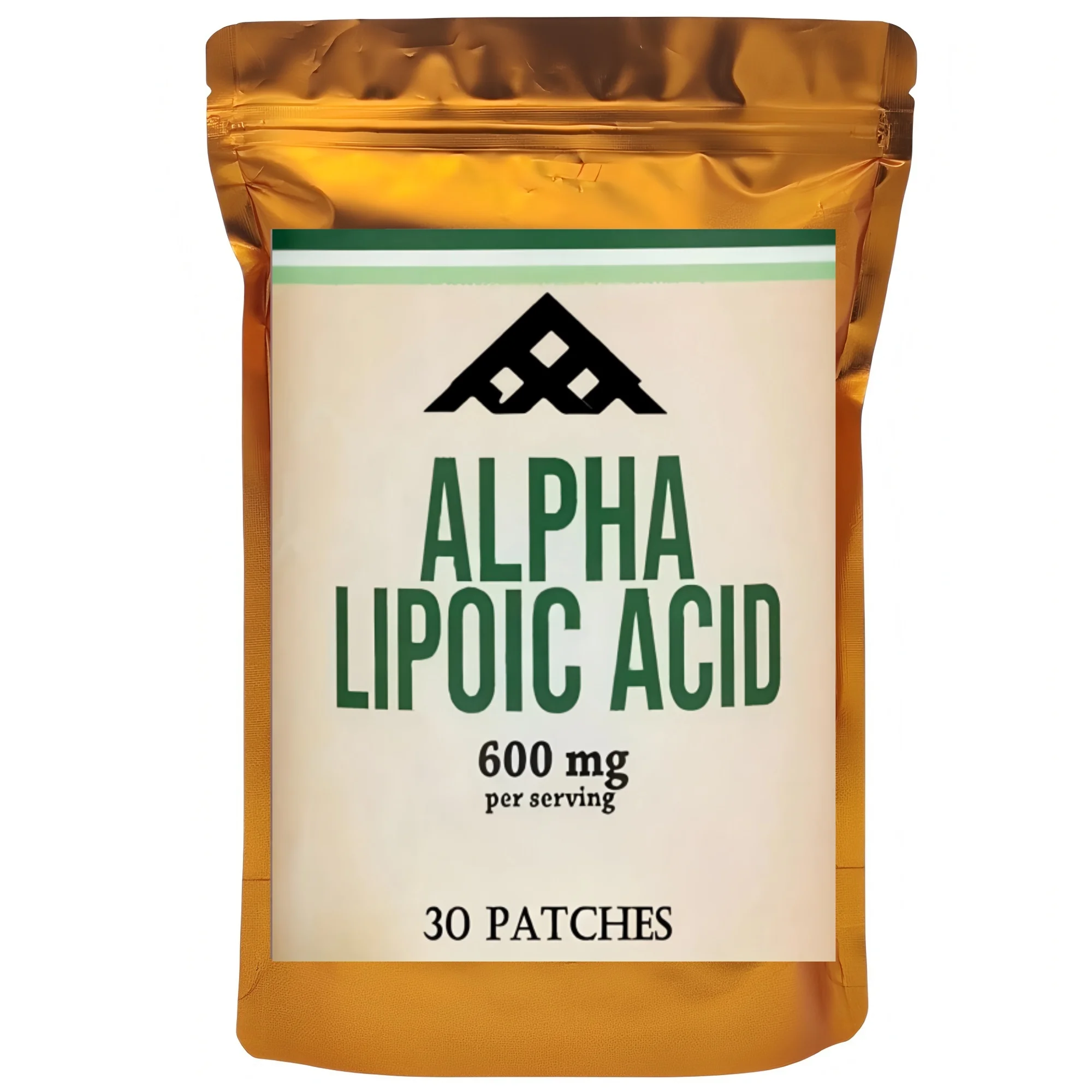 Patches Transdérmicos de Ácido Alfa-Lipoico com Vitamina B1 CoQ10 - Apoia a Saúde Antioxidante, 30 Patches