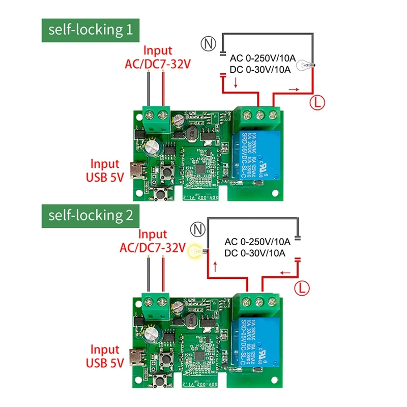 Sakelar cerdas Wifi Timer DIY Ewelink + Remote 1CH 7-32V modul otomatisasi rumah putih untuk Alexa Google Home IFTT