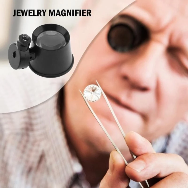 Pocket Magnifier Watch Repair Hand Magnifier Watch Magnifier 10X Eyepiece Loupe Eye Loupes Loop Jewelry Tool for Watchmakers