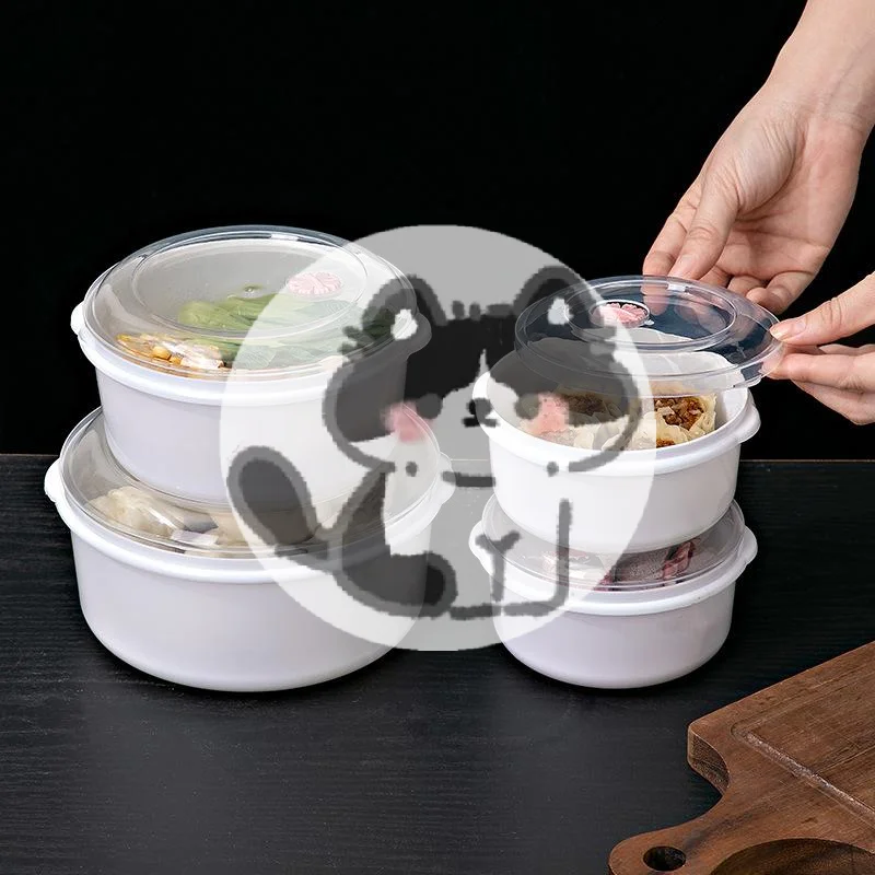 Popular 1/3Pcs Food Grade Kitchen Tool Microwave Oven Special Box Heated Soup Pot Rice Steamed Hot Steamed Buns Buns With Lid
