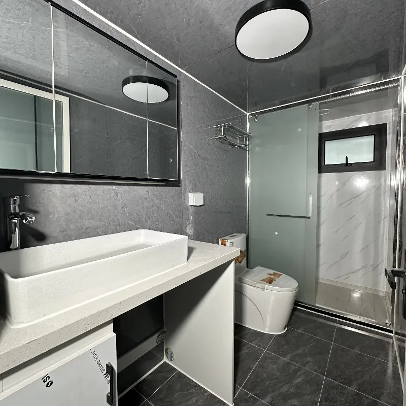 الجملة منزل الحاويات الجاهزة طوي وحدات المنازل المحمول توسيع المنازل مع كابينة استحمام Glamping منزل صغير