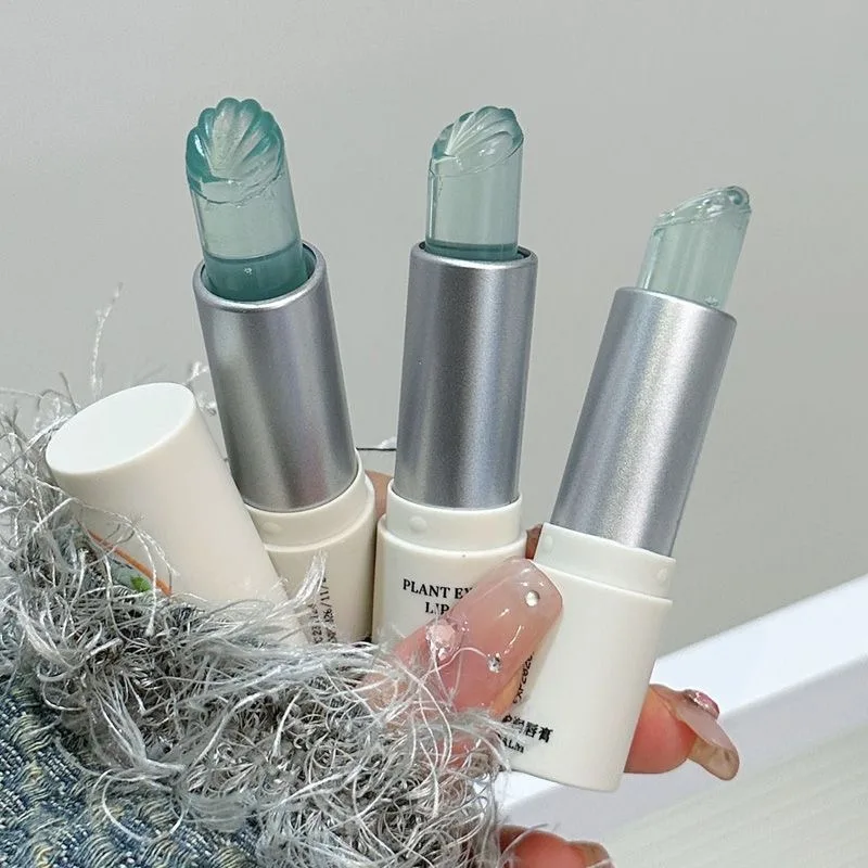 Jelly Balm Feuchtigkeitsspendender, getönter Lippenbalsam, erstaunlicher, feuchtigkeitsspendender Vitamin-E-Lippenstift, verhindert Trockenheit, verblasst Lippenlinien, Pflanzenextrakt