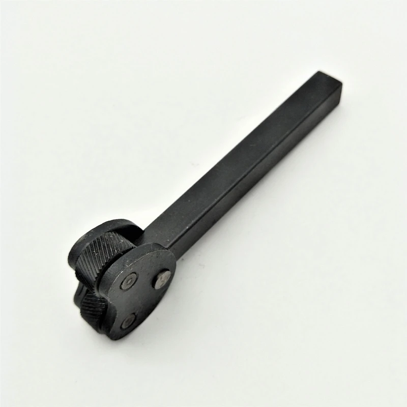 Double End Straight Linear Knurling Tool Knurling Tool Double Wheel Black Knurling Knives Knurling for Mini Lathe Black