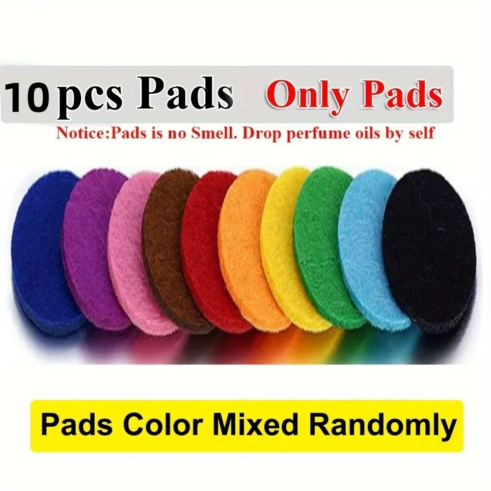 1pc Refillable Car Air Freshener Perfume Diffuser Clip Auto Air Vent Car Interior Car Aromatherapy Diffuser With 10pcs Pads