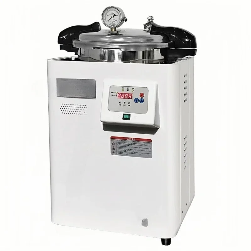 Portable Steam Sterilizer with Automatic Alarm 304 Stainless Steel Liner Corrosion Resistant