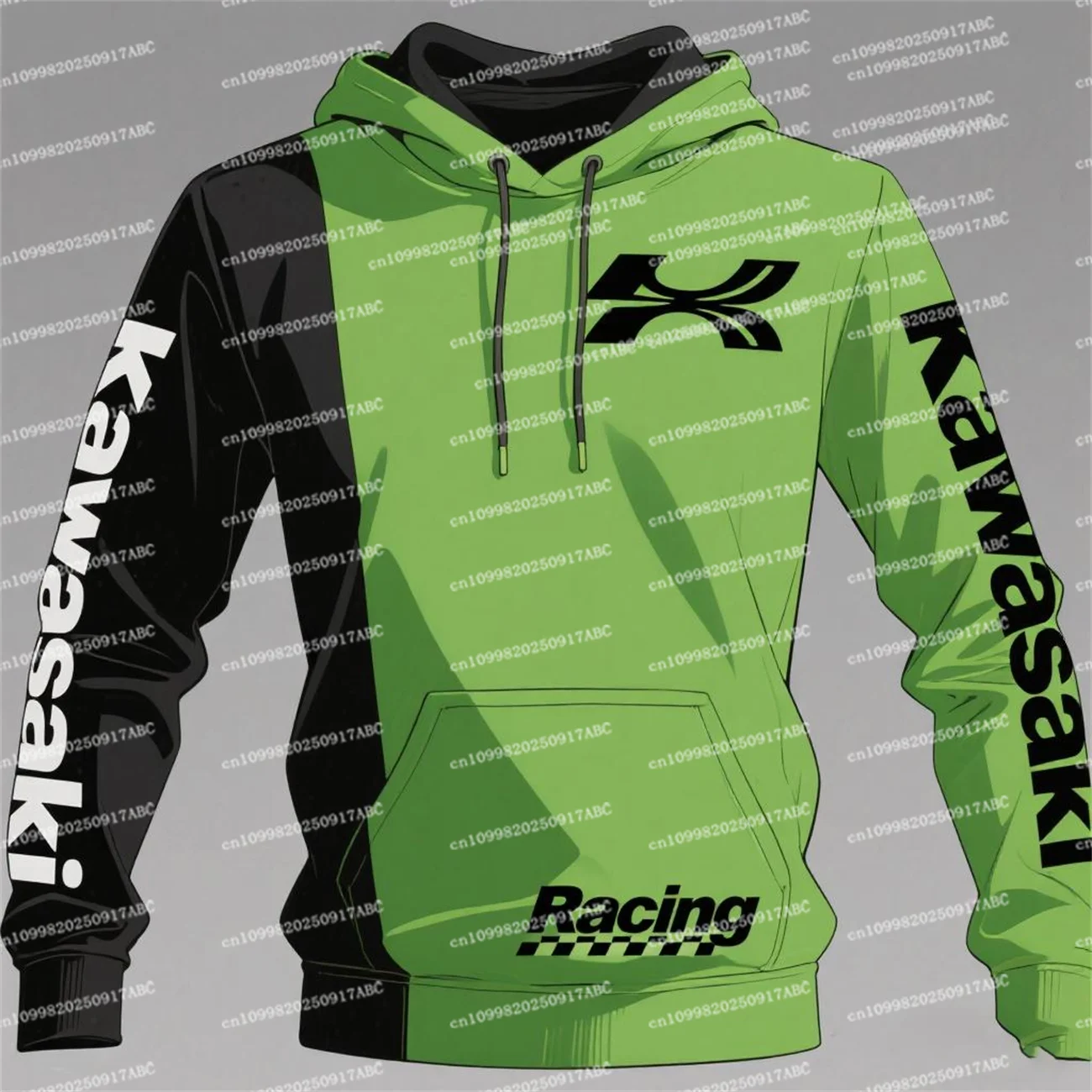 

（Kawasaki ）Men Hoodie Kawasaki Hoodie Women's Hoodie Sports Hoodie Sweatshirt Kawasaki Logo Racing Suit Street Motorcycle Suit