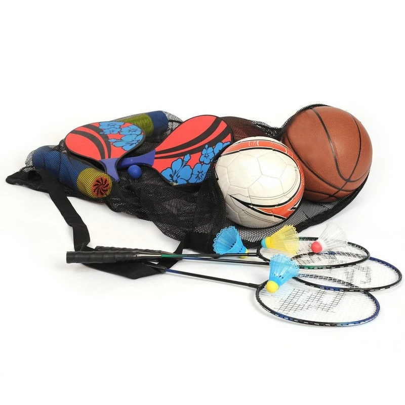 4X Large-Capacity Outdoor Sports Bag Football Basketball Bag Sports Storage Beam Net Backpack (30 X 40 Inch)