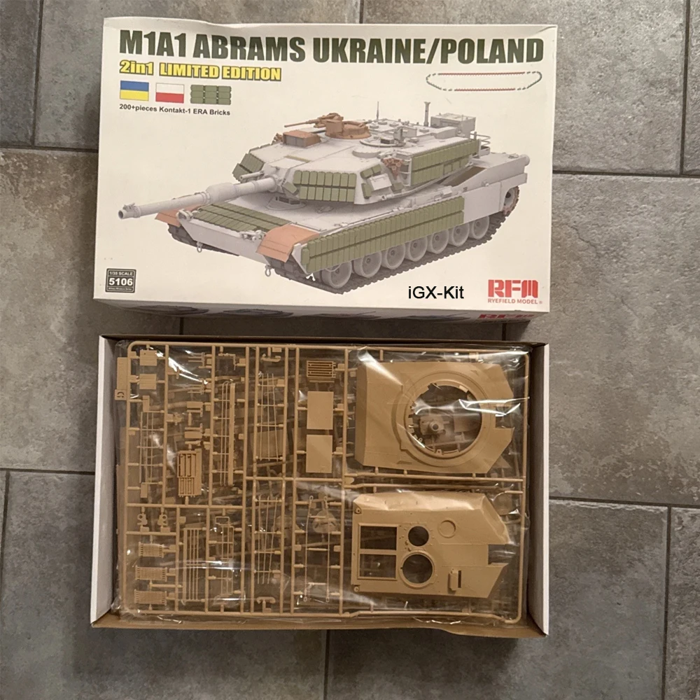 Model Kit Ukraine - Rye Field 5106 1:35 Scale M1A1