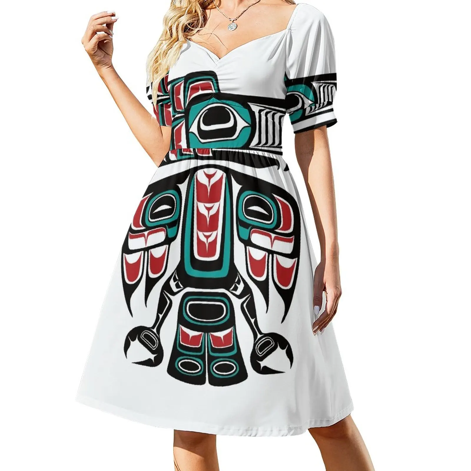 Haida Tlingit Native Raven Totem Sleeveless Dress dresses summer woman 2023 ladies dresses for women 2023 dresses for woman 2023