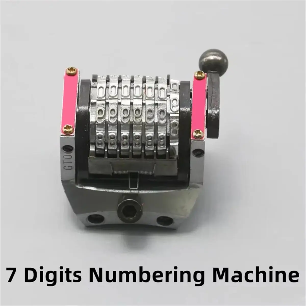For Heidelberg GTO 7 Digit Numbering Machine Vertical Backward Jump Printing Press Part Sequential Numbering 098765...