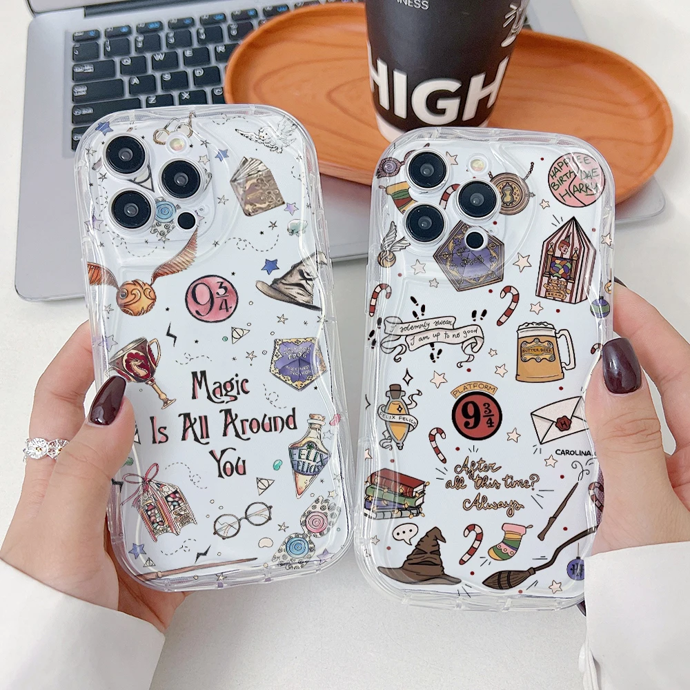 P-Potters Magic Label H-Harries Phone Case for Samsung Galaxy A57 A56 A55 A54 A53 A52 A37 A26 A25 A17 A16 A07 A06 4G 5G 3D Cover
