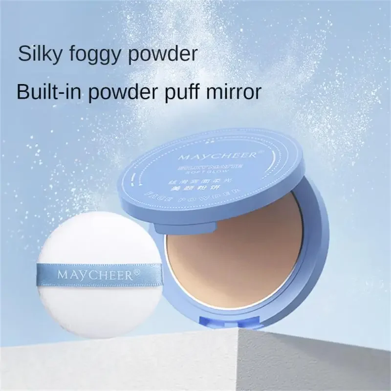 Heallor Natural Oil Control Makeup Powder Brightening Mist Facial Modification Powder Waterproof Lightweight Powder Dispersal Co