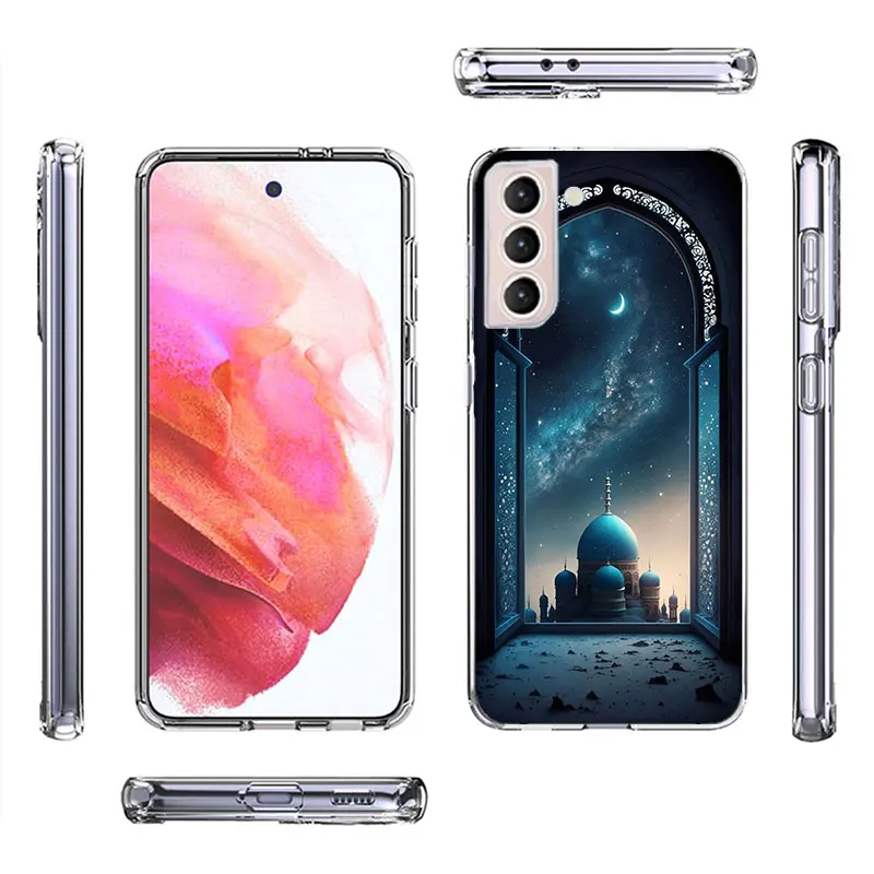 Islam Muslim Mosque Phone Case For Samsung A04 A04S A15 A25 A35 A55 A05S Note 20 Ultra 10 Lite 9 8 M32 M30S M21 M31 M51 M52 M12