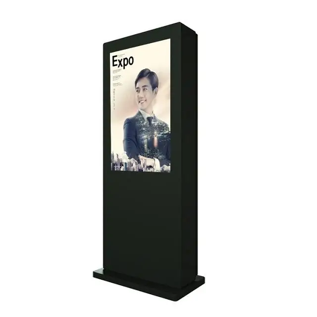 Customizable 32-Inch High Brightness 1080p Outdoor Advertising LCD Digital Touch Screen Kiosk for Shopping Malls Retail Stores
