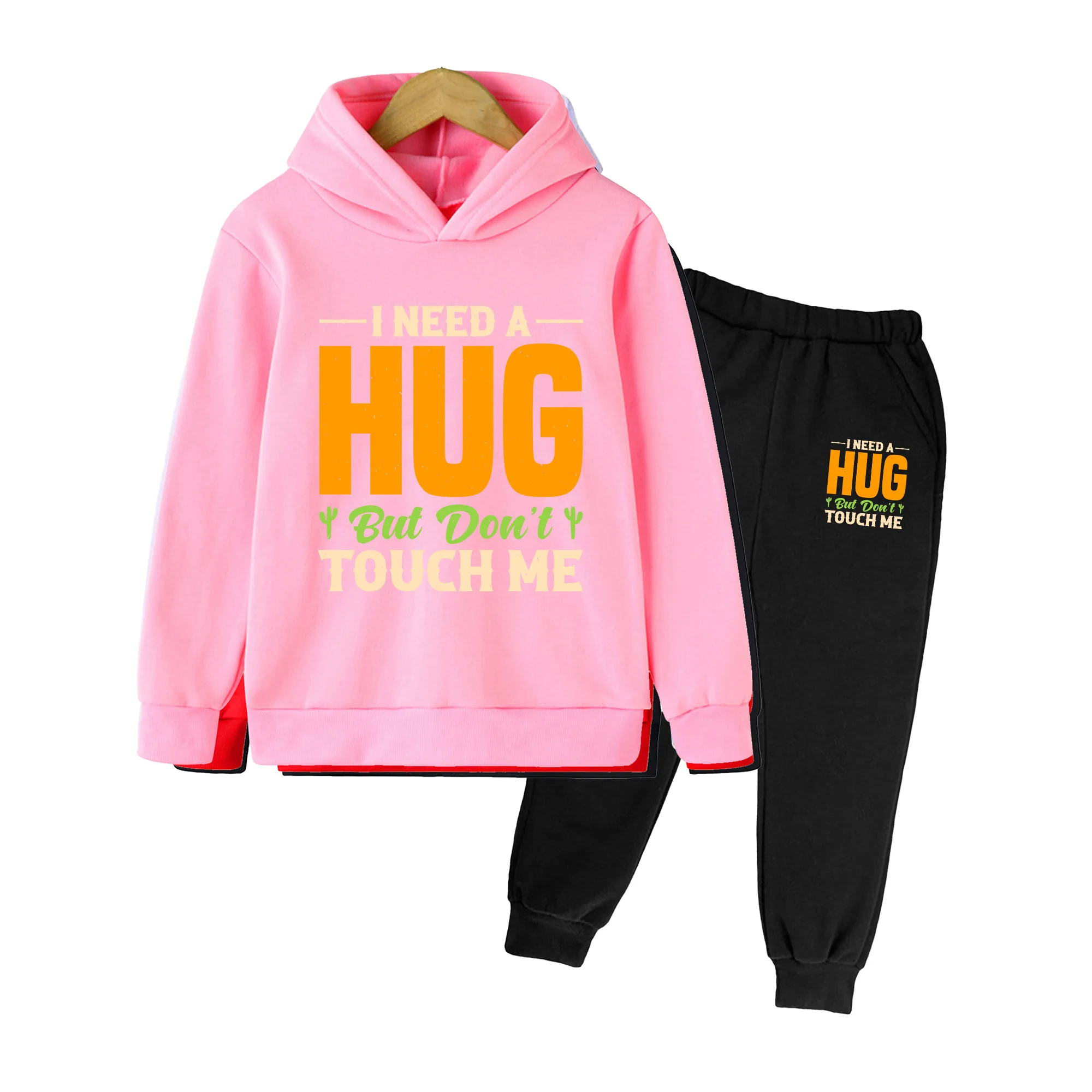 Kids Hoodie & Pants Set, Funny 