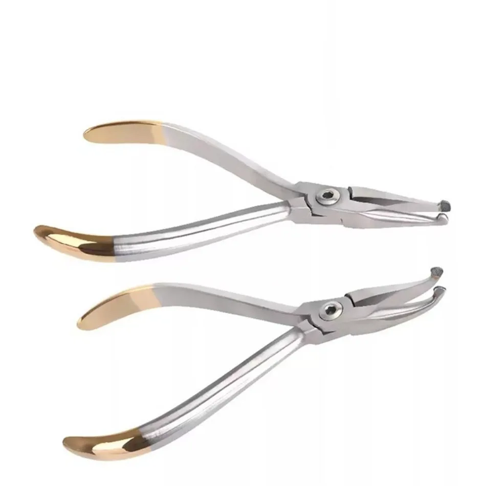 

Dental Curved How's Plier Straight Head Curved Head How Pliers Stainless Steel Dentist Plier Forcep Orthodontic Tools Product