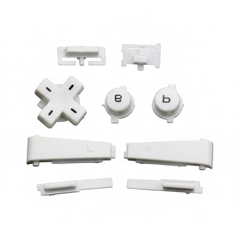3CGRO-Voor Gameboy Micro Voor GBM Console Vervanging Sleutel Links Rechts L R A B D-Pad knop Kit Volledige Set Voor GBM