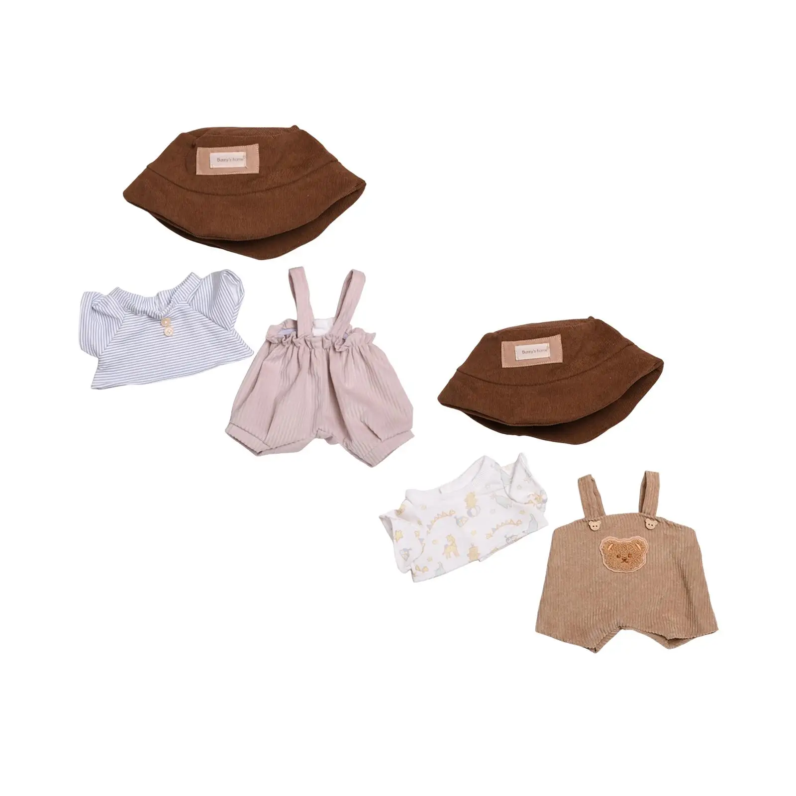 

14.96inch Doll Clothes Fashion Dress up Handmade Doll Outifit DIY Doll Clothes Toy for Little Girls Party Kids Gift Birthday