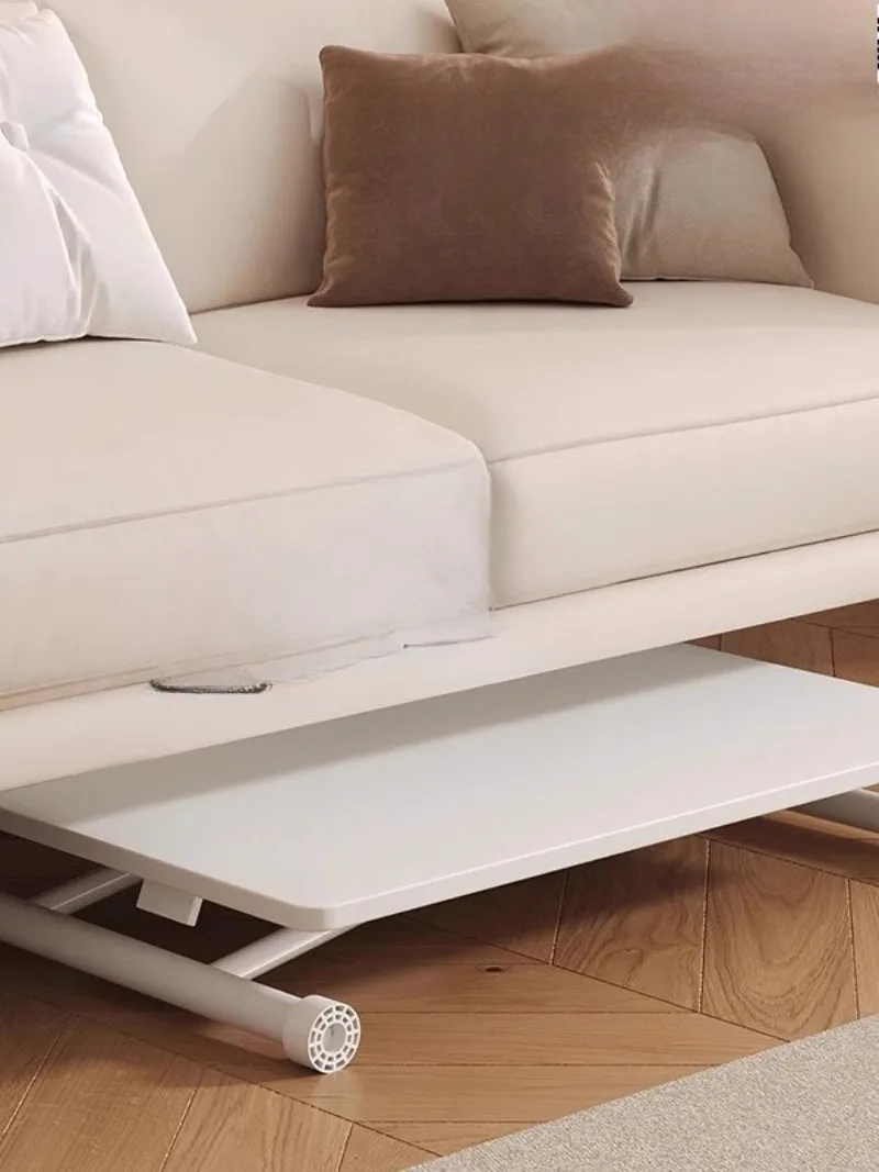 Multifunctional lifting folding coffee table Dining table Simple removable desk Computer table Storage desk