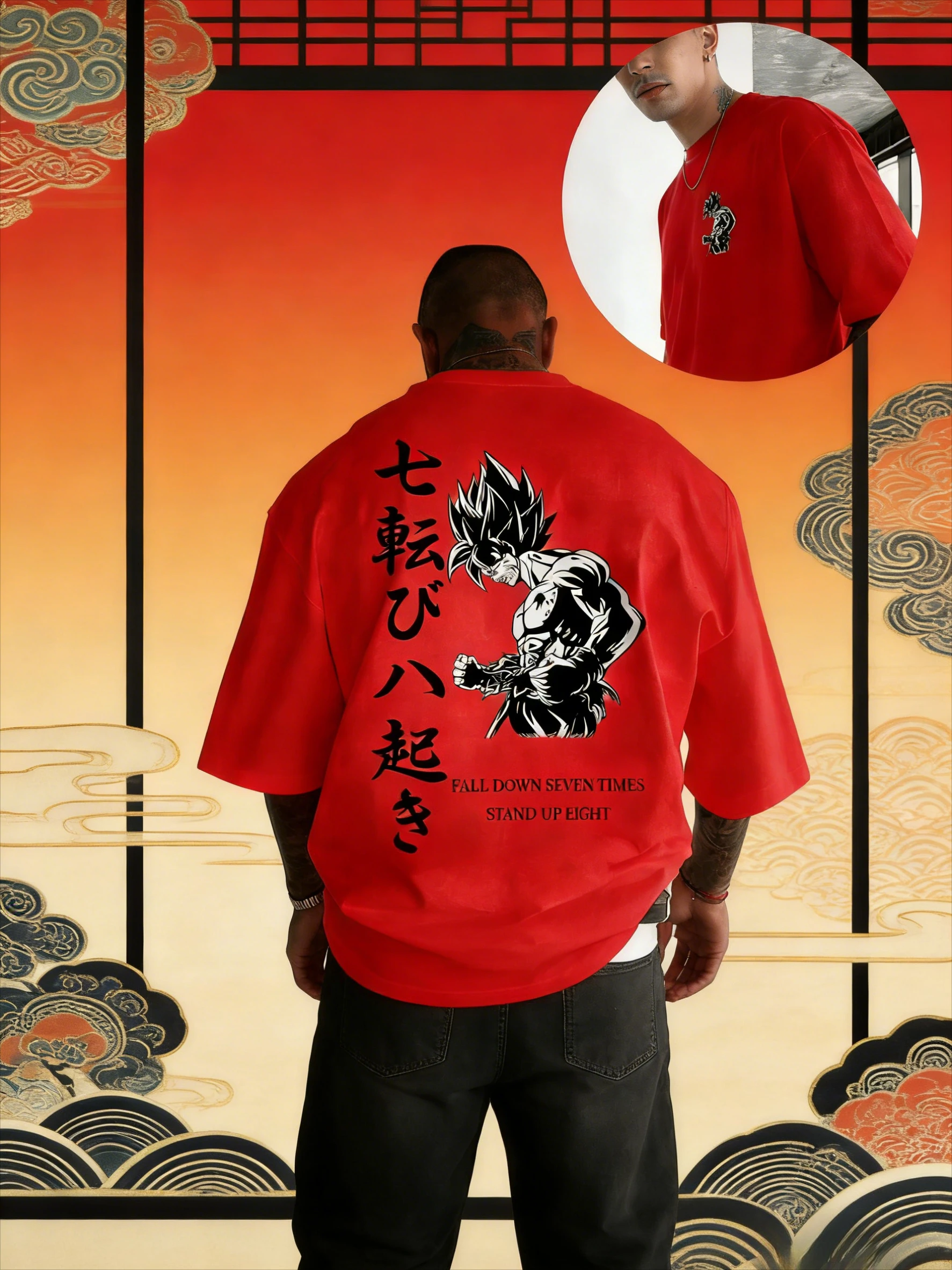 2026 Sommer Dragon Ball Retro Anime T-Shirt für Herren – Lässiges, lockeres Sport- und Alltags-T-Shirt mit Super Saiyajin Goku Grafik für Anime-Fans