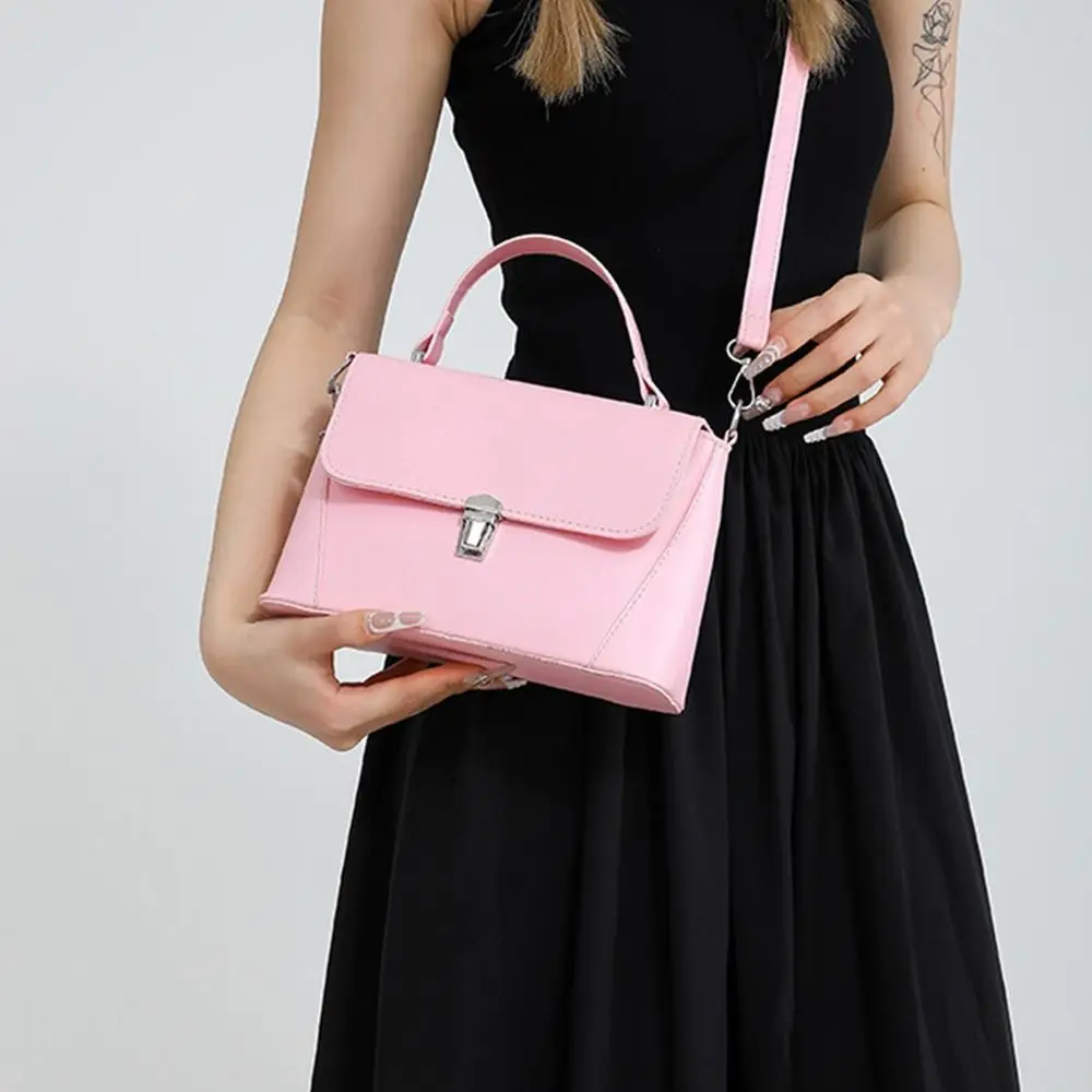 High Capacity Fashion Shoulder Bag Casual Small Square Bag Solid Color Crossbody Bag for Women Ins Messenger Bags
