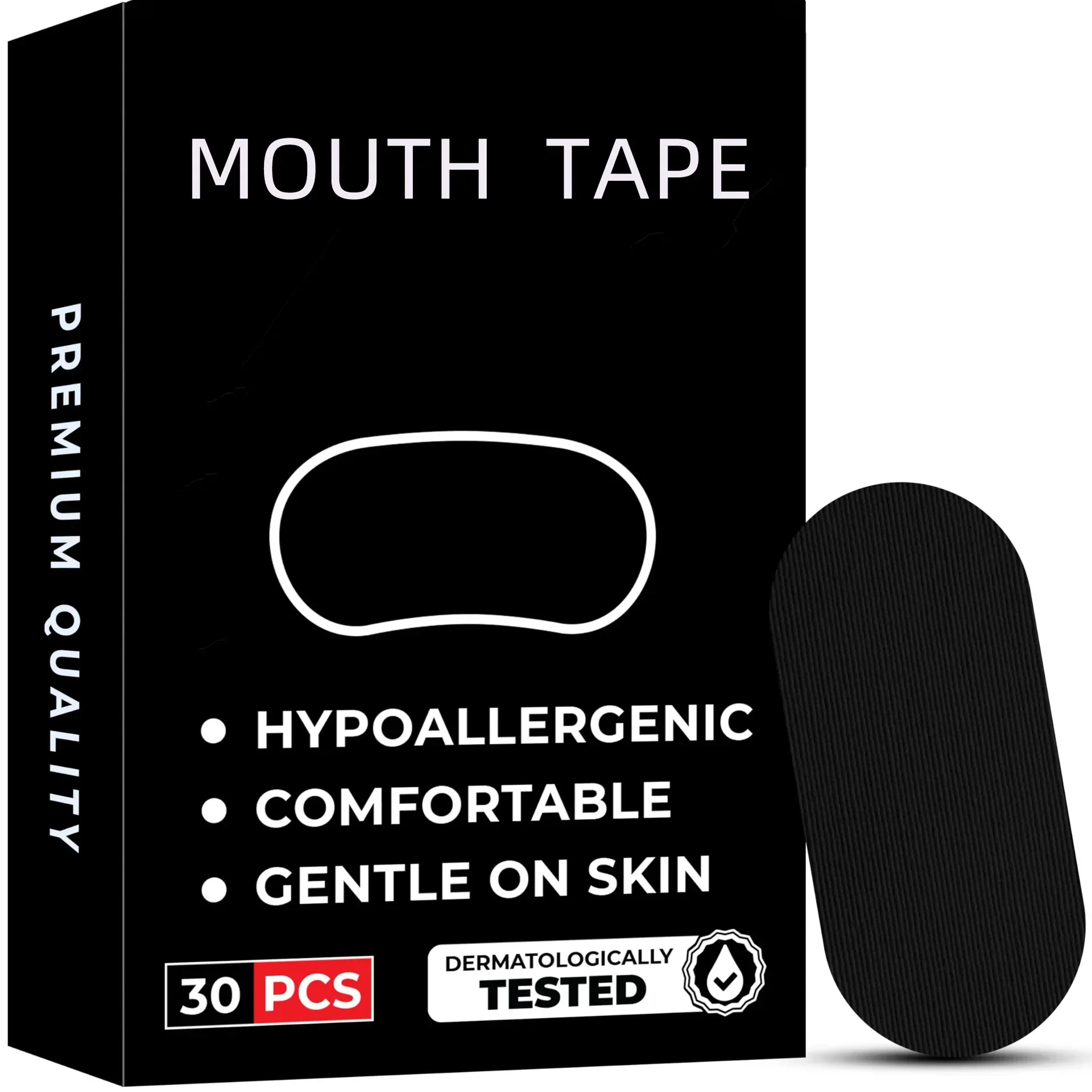 

30Pcs Anti Snoring Sleep Mouth Tape Best Breathing Nasal Strips Medical Grade Improved Sleeping Snoring Relief