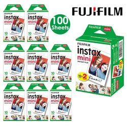 Оригинальная фотобумага Fujifilm Instax Mini 12, 10-100 листов, фотобумага с белыми краями для мгновенной камеры Mini Evo 11 9 7s + 90 25 40 LINK