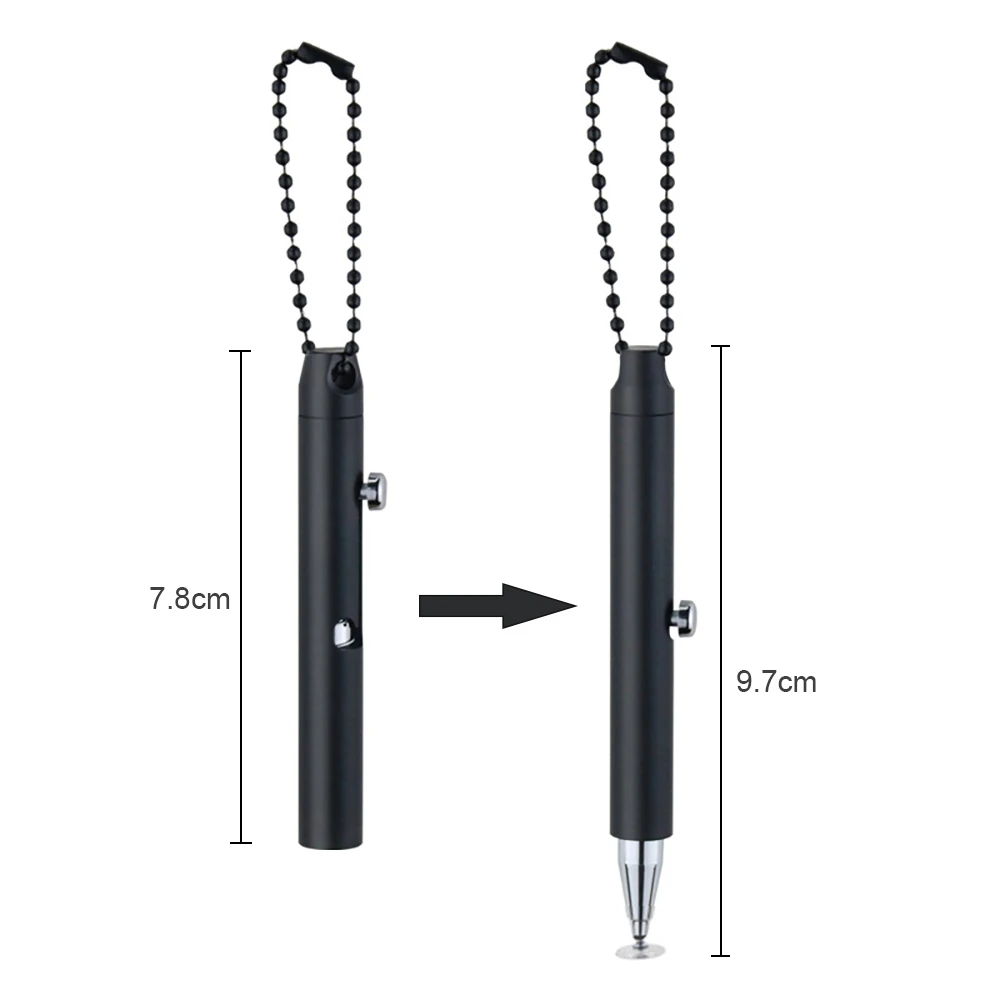 Chain Mini Retractable Stylus Pen Tablet Drawing Capacitive Pens for iPhone/Samsung/Android Phone Touch Screens Pencil