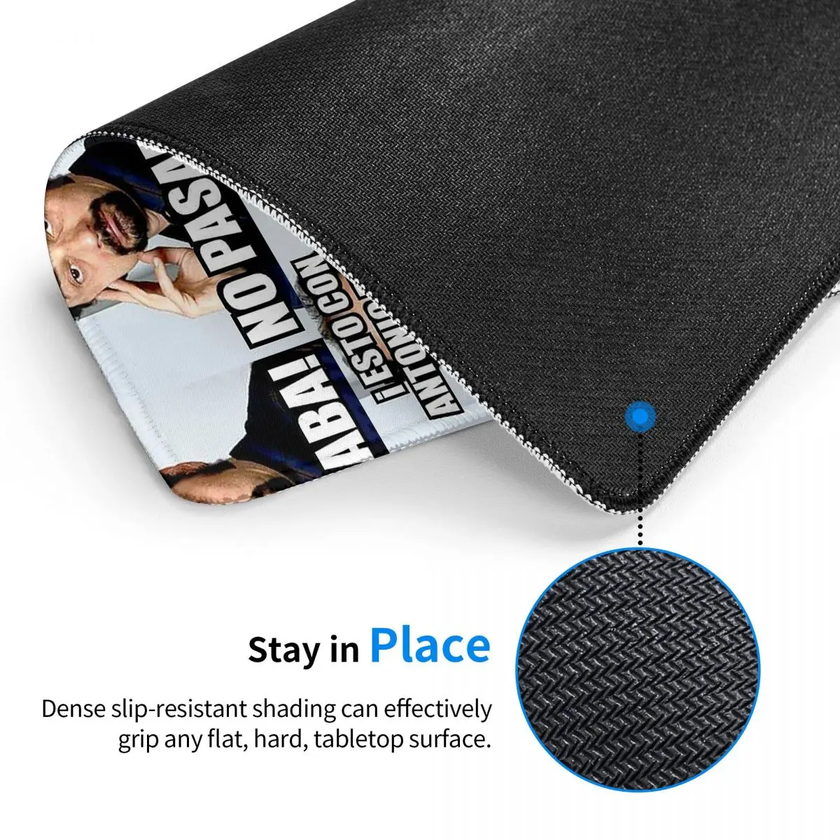 Antonio Recio Multi-size Mouse Pad Computer Keyboard Mouse Mat Gaming PC Laptop Desk Mat Office Accessories Table Mats