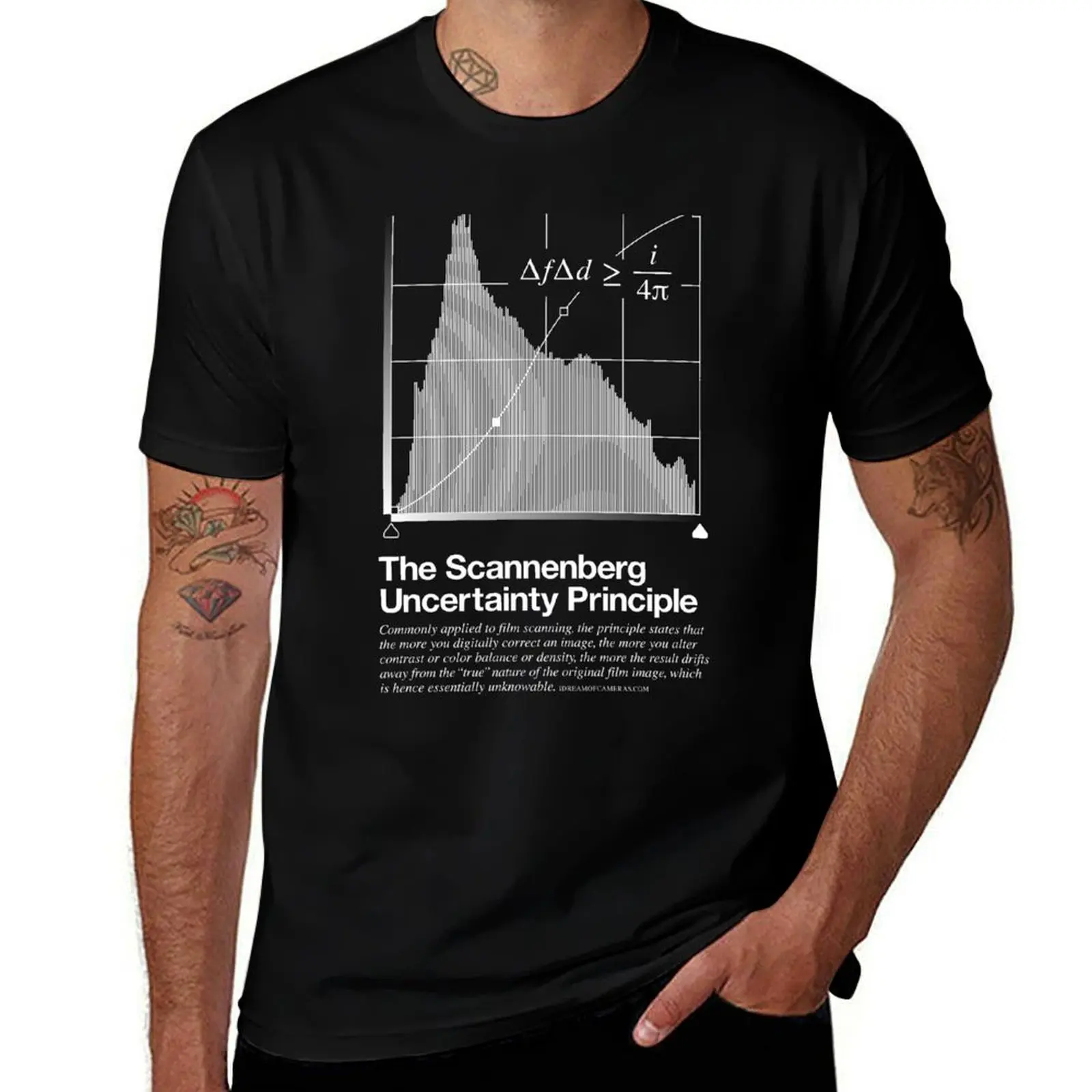 The Scannenberg Uncertainty Principle T-Shirt Basic Lightweight Short Sleeve Tee T-Shirt