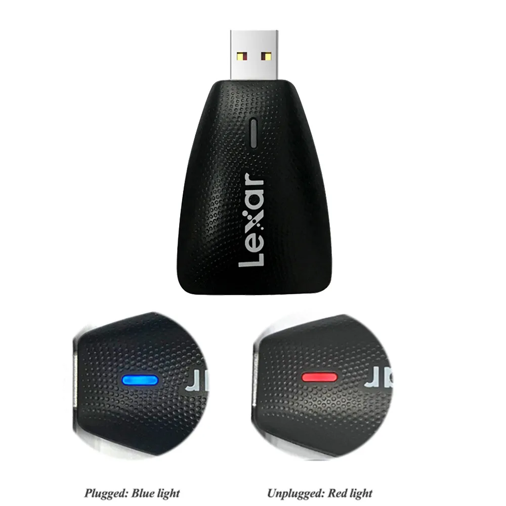Lexar 450U ليكسر USB 3.1 قارئ بطاقة 2 في 1 SD مايكرو SD قارئ بطاقة عبر ذاكرة فلاش SDHC SDXC عالية السرعة ليكور دعم TF بطاقة SD