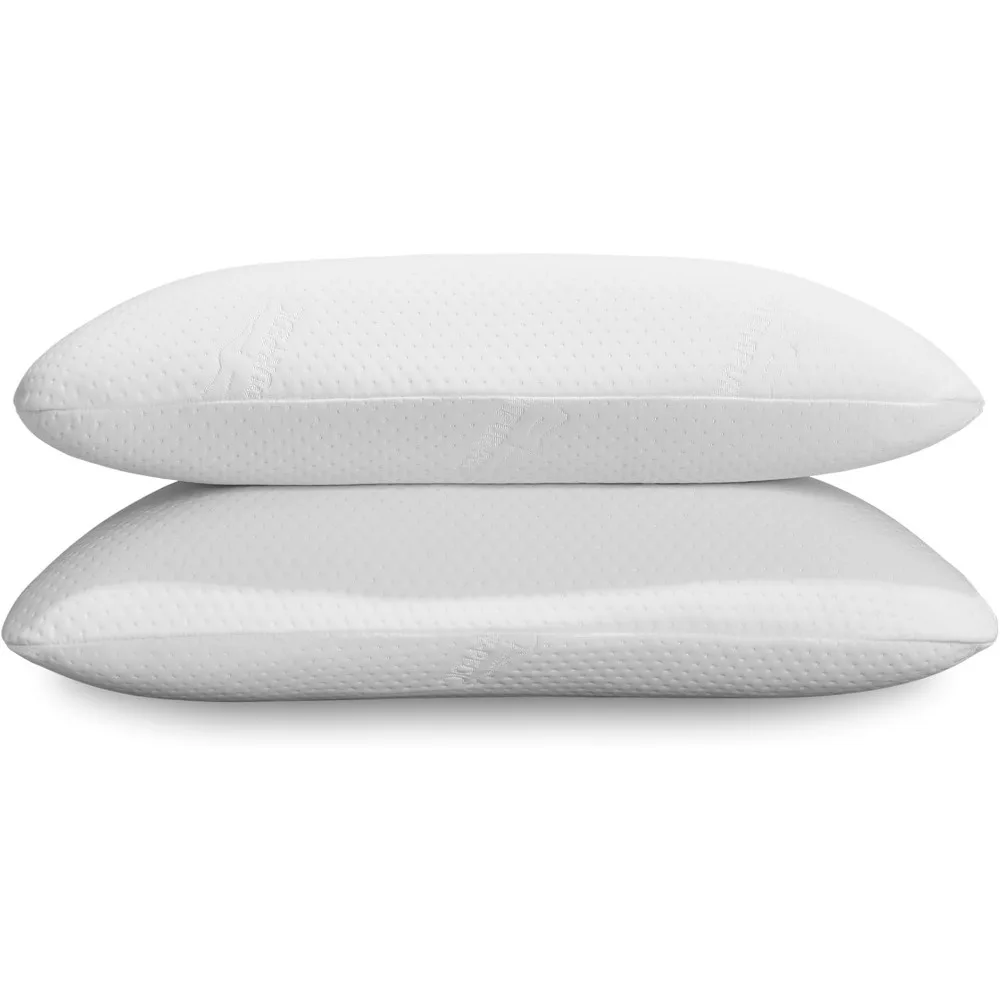 

Luxury Soft Feel Memory Foam Pillow, Standard Size, White - Enhanced Comfort for Restful Sleep