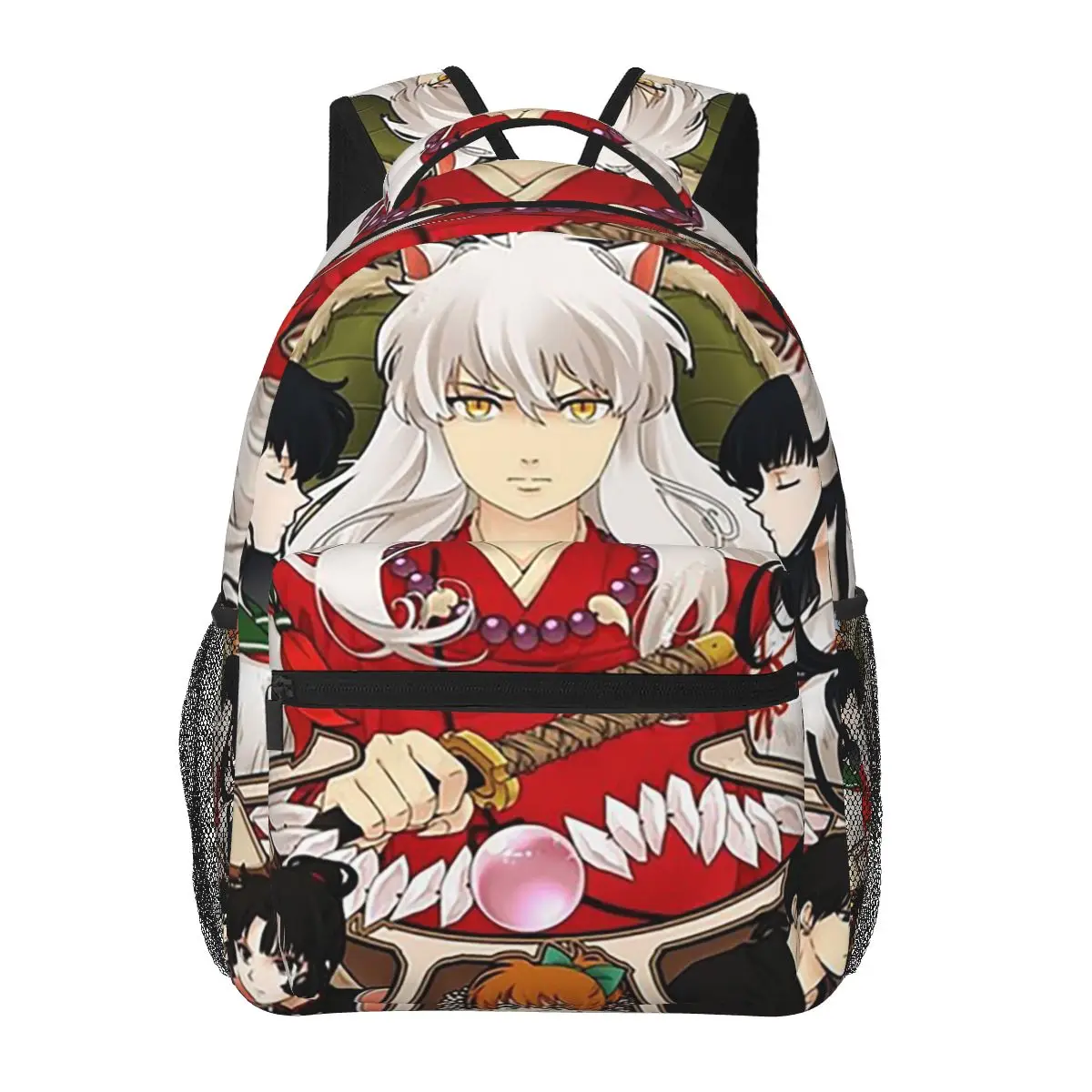

Inuyasha Anime Kagome Higurashi Student Backpack School Bag Hiking Travel Daypack for Men Women Fashion Bookbag Shoulder Bags