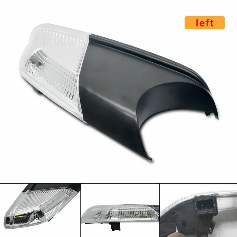 Luces LED de señal de giro para espejo retrovisor de coche, lámpara LED para VW Polo MK5 9N 2005-2010, indicador de espejo de puerta delantera