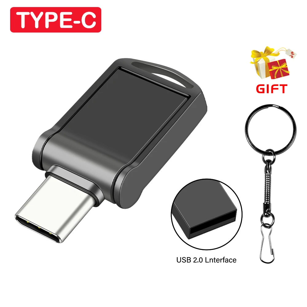 

JASTER TYPE-C USB Flash Drives 64GB OTG High Speed Pen Drive 32GB 2 in 1 Mini Memory Stick Real Capacity Pendrive Creative Gift