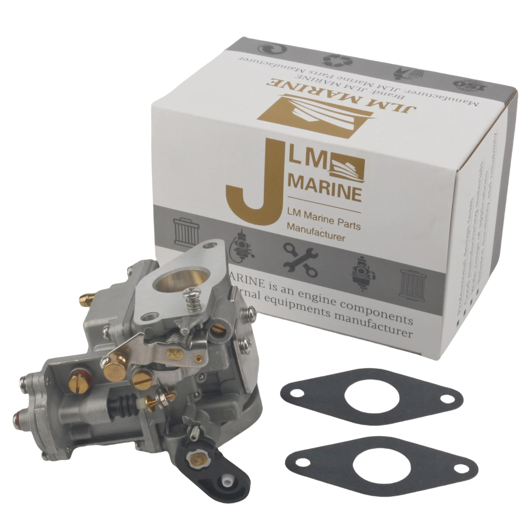 

JLM Marine Outboard 323cc Carbs Carburetor for Mercury Mariner 4 Stroke 9.9 HP 13.5 HP 15 HP 835382T3 835382A1 835382A1 835382T