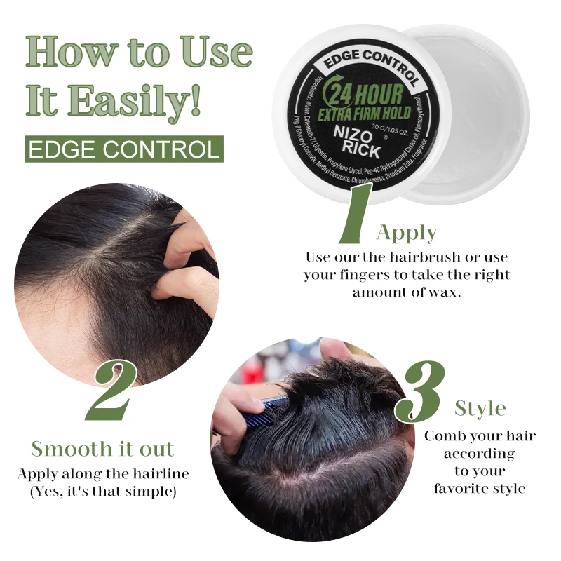 Hair Styling Wax Fashion Hairstyle Finished Natural Matte Fluffy Strong Hold Hair Pomade Professional Men's Hair Clay