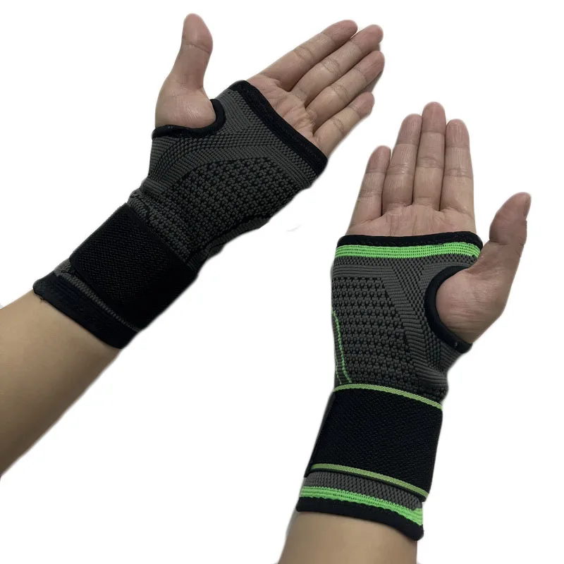 1PCS Sport Fitness Hand Palm Protector Men Women Wrist Guard Brace For Cycling Gym Carpal Tunnel Compression Elastic Strap