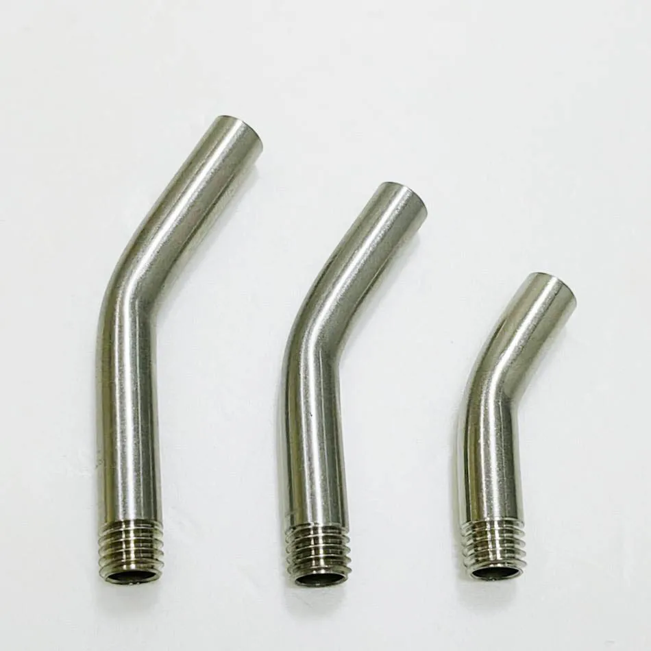 SS304 Stainless Steel Threaded Hollow Bent Tube For CNC Sprayer