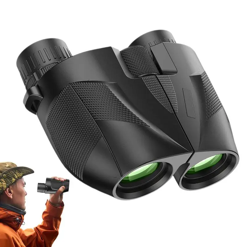 

Binoculars Compact Mini Portable Telescope Multi-coated Prism Handheld Binoculars For Outdoor Sports Games