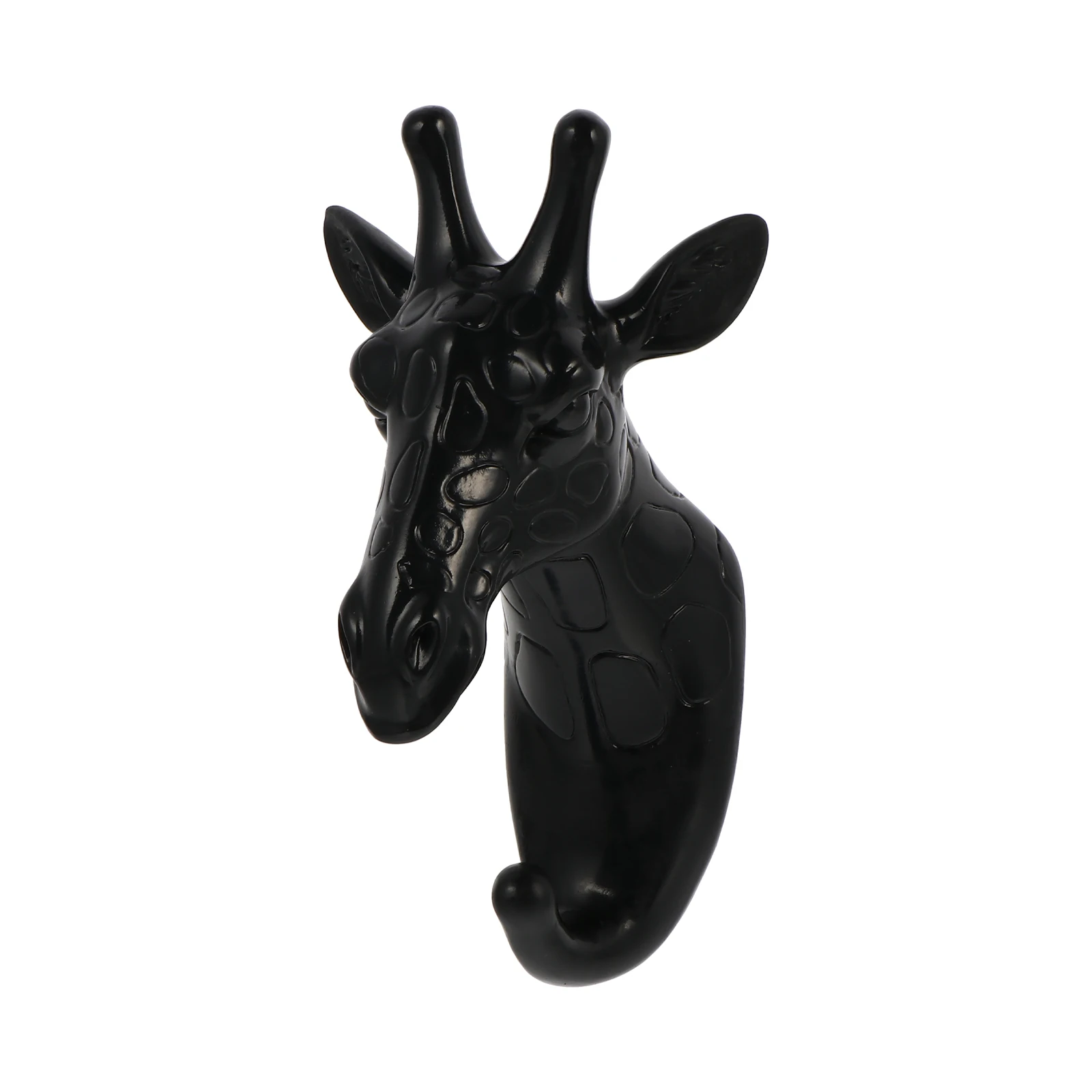 

Stainless Coat Hook Giraffe Head Home Decoration Hooks Decorative Wall for Environmental Resin Country