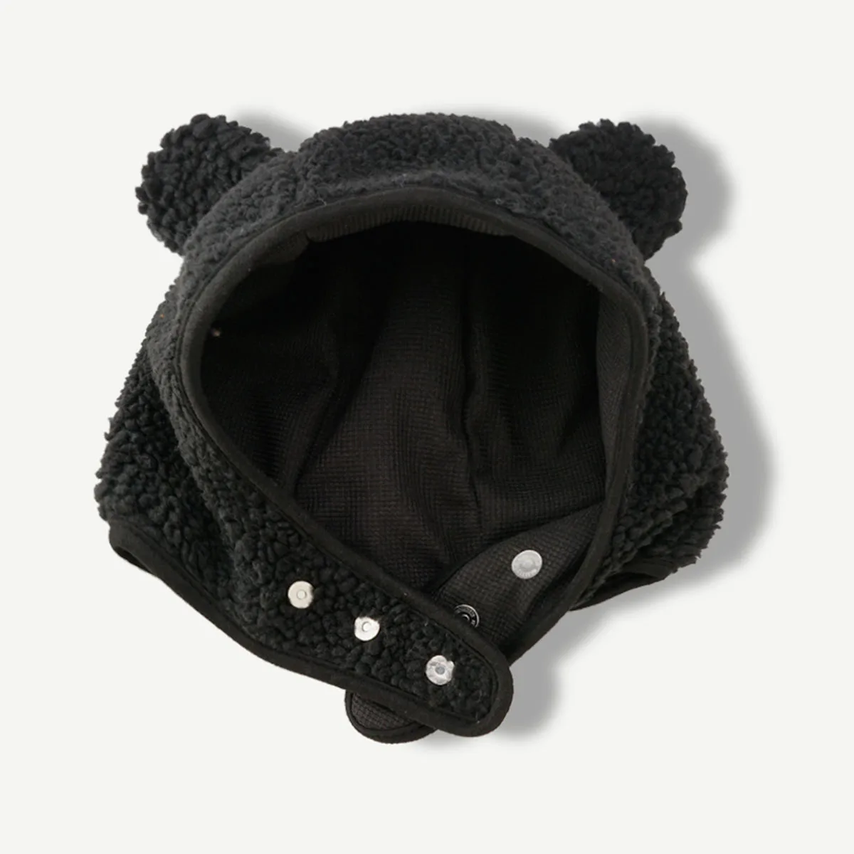 Brown Bear Ear Hat Scarf Beanies Men Women Winter Safety Helmet Rockwool Magnetic Buckle Ear Protector Outdoor Ski Bomber Hats