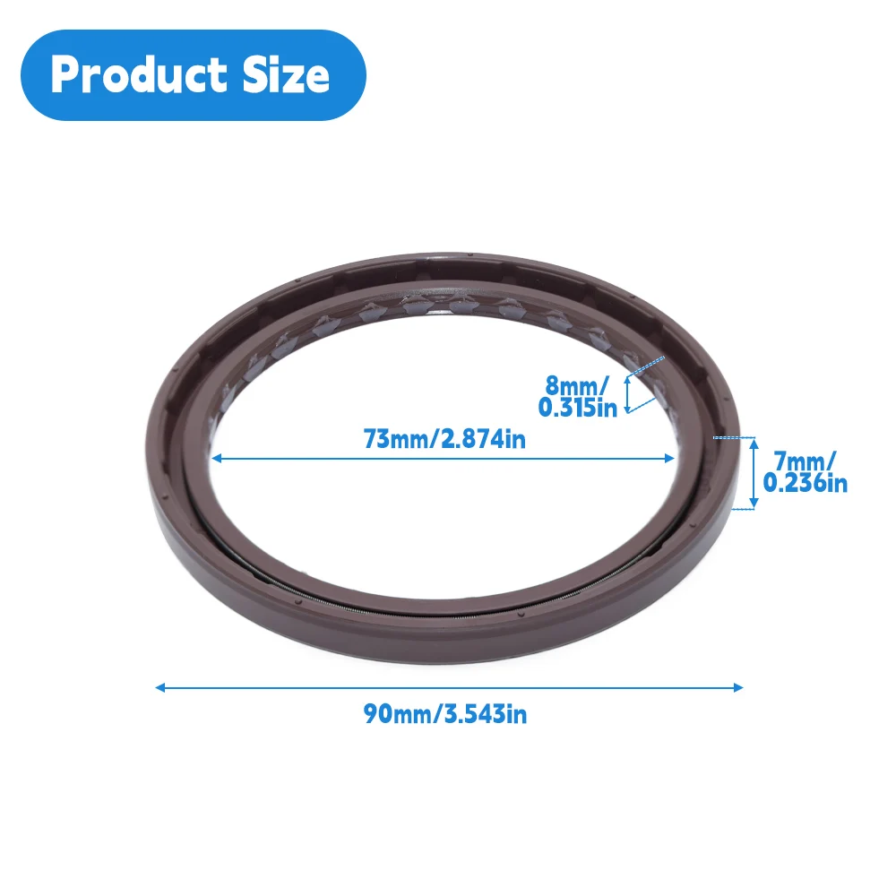 DMHUI Rotary Shaft Sealing Ring 73x90x7/8mm for SAI Motor - BAFSL1SF Type FKM Rubber High Pressure Oil Seal Factory Direct Sales