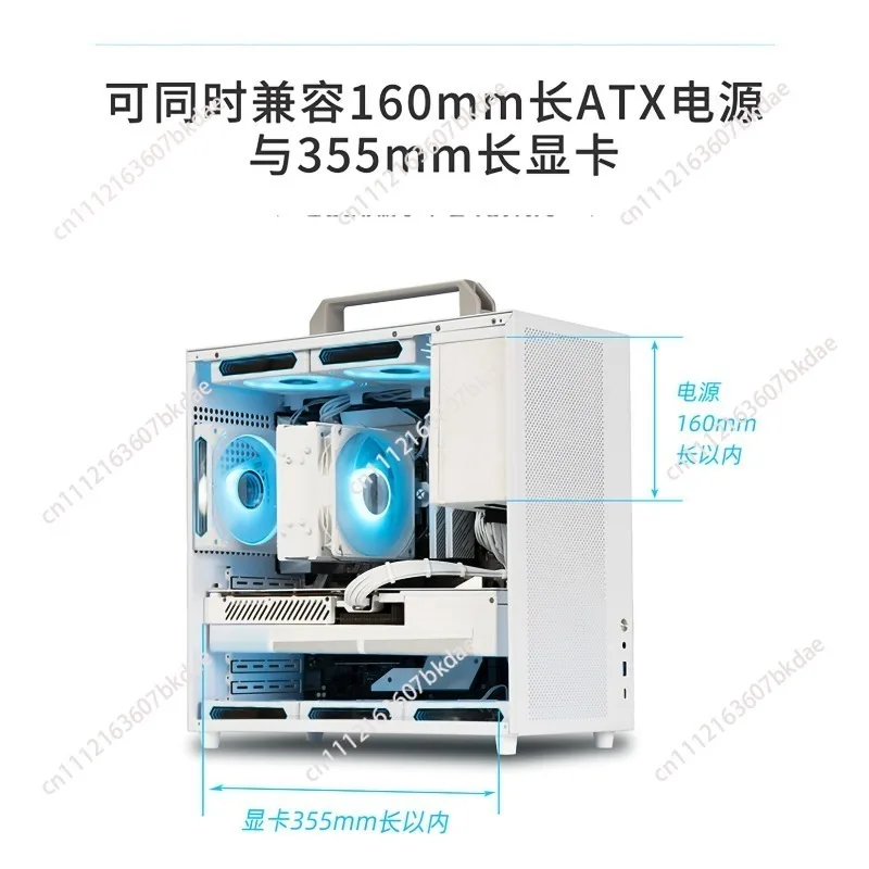 E100PRO Portable Mini PC Chassis ATX/M-ATX Back Wiring Case Support Air Water Cooling Gaming Computer Case